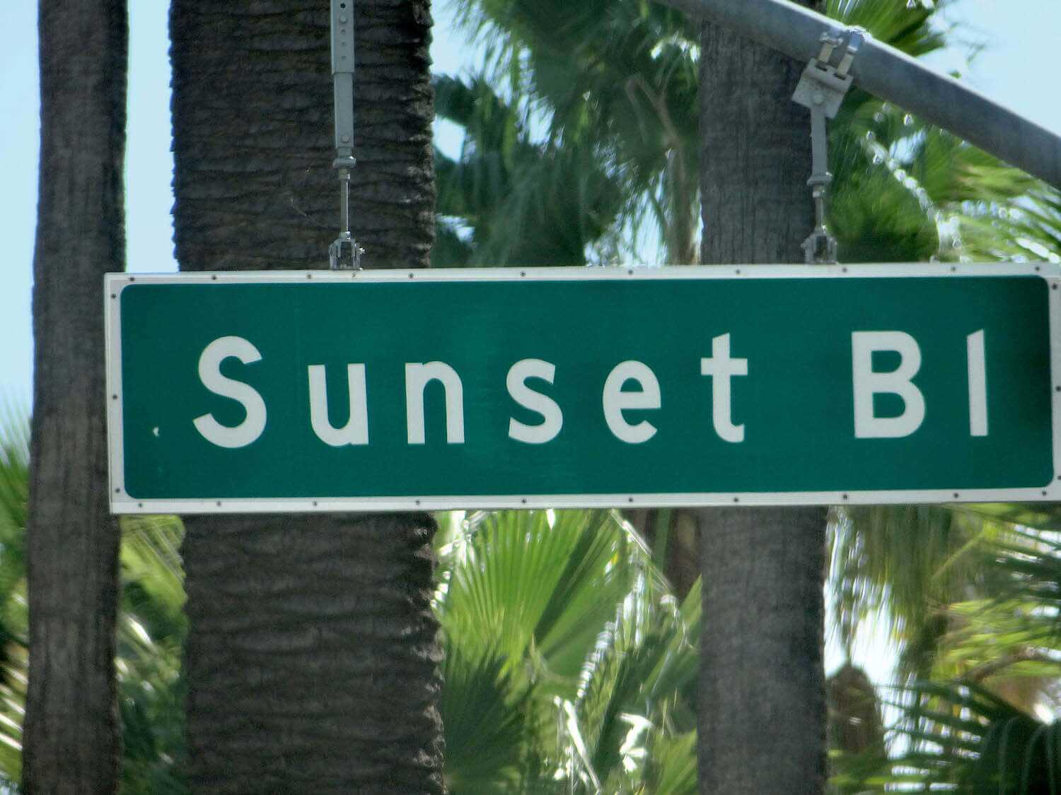 Hollywood cemetery tours: Sunset Boulevard