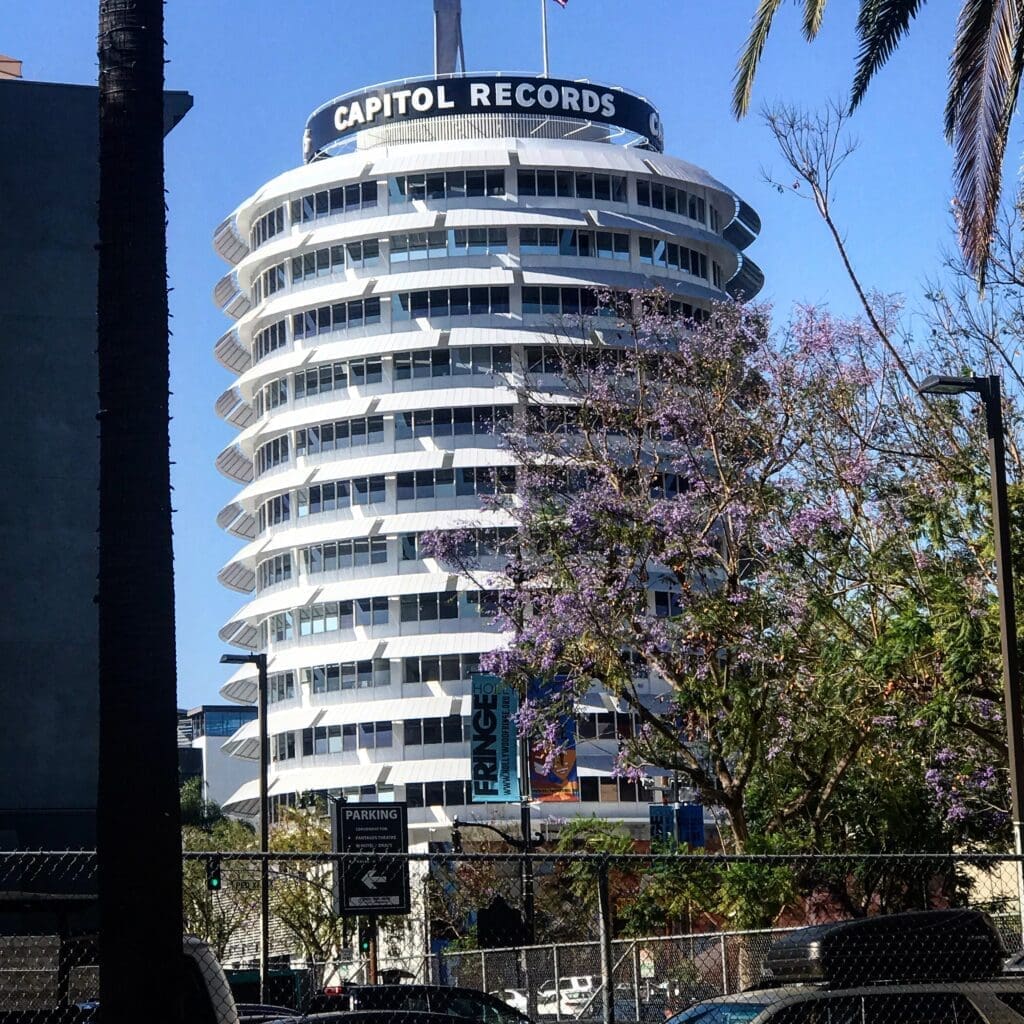 Capitol Records building in Hollywood, Los Angeles