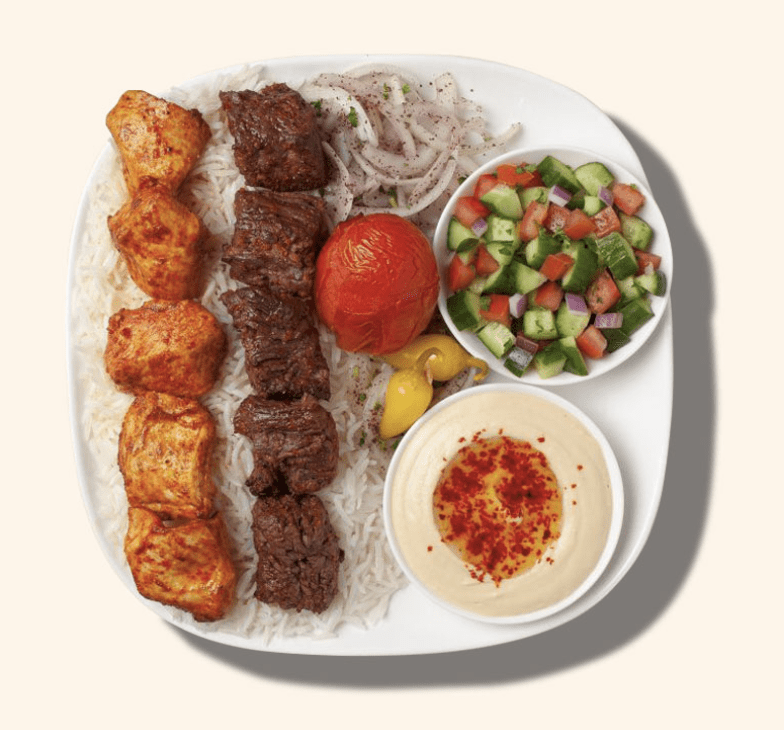 Mediterranean food in Los Angeles.