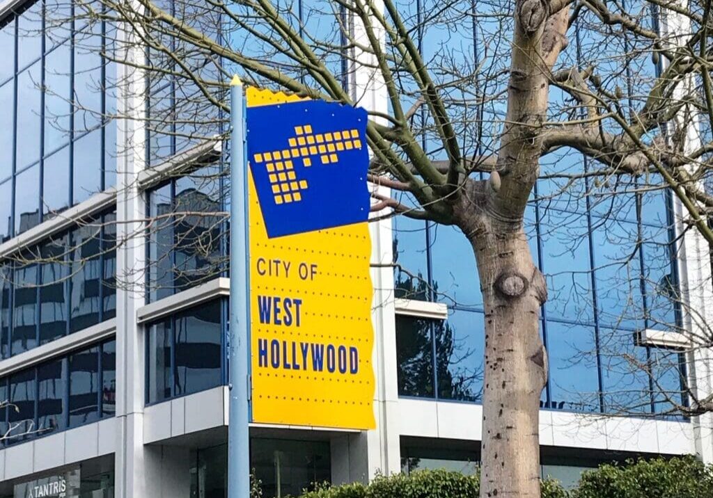 City of West Hollywood street banner
