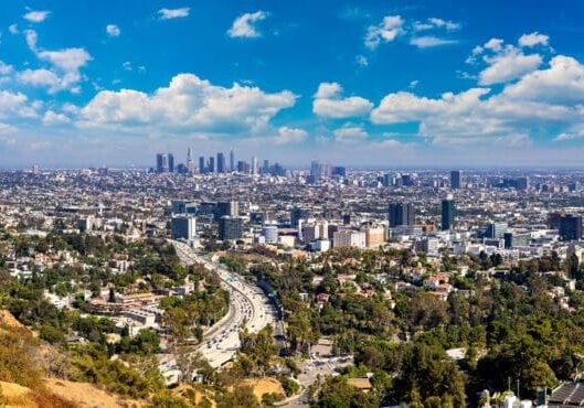 Panorama,Of,View,Of,Los,Angeles,,California,,Usa